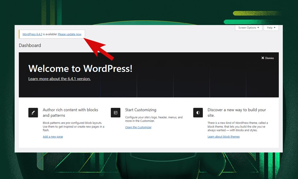 WordPress update